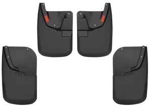 Ford F-350 Super Duty Mud Guards - Front and Rear - Husky Liners - Black - `11-`16